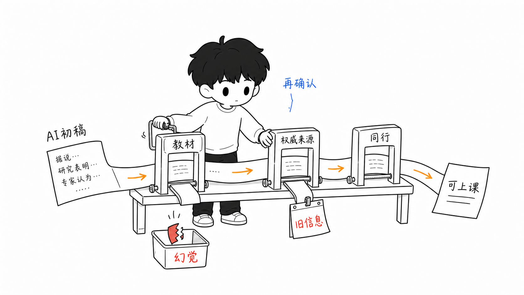 三步核查 AI 输出