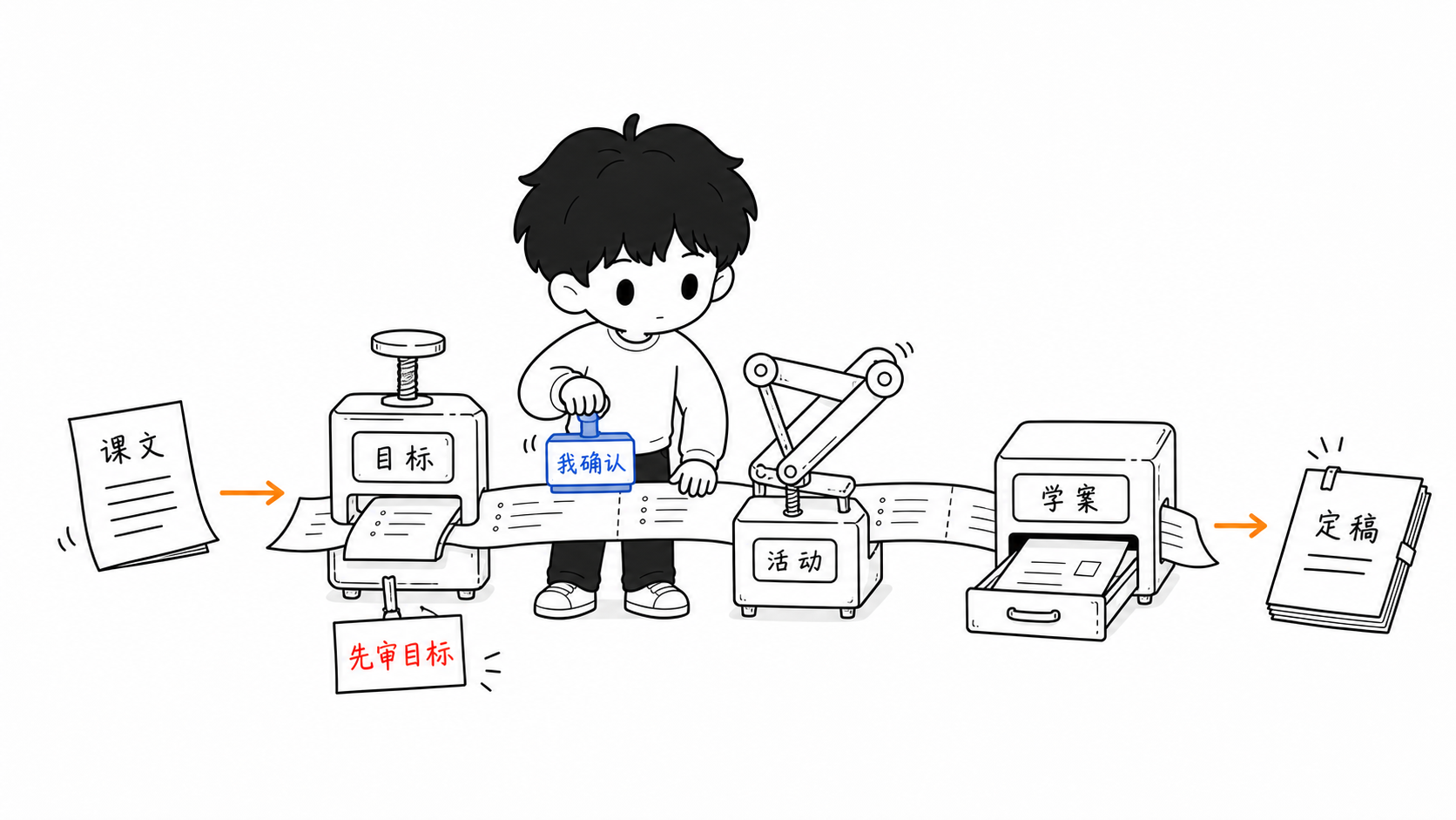 备课工作流中的质量关卡
