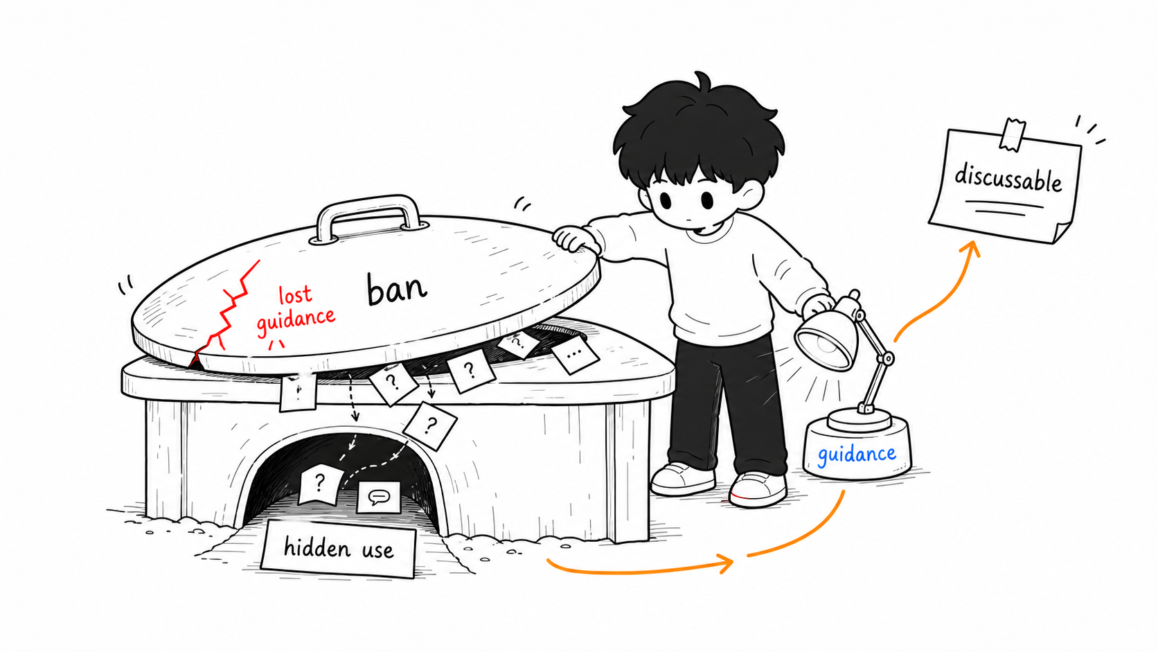 A blanket ban goes underground